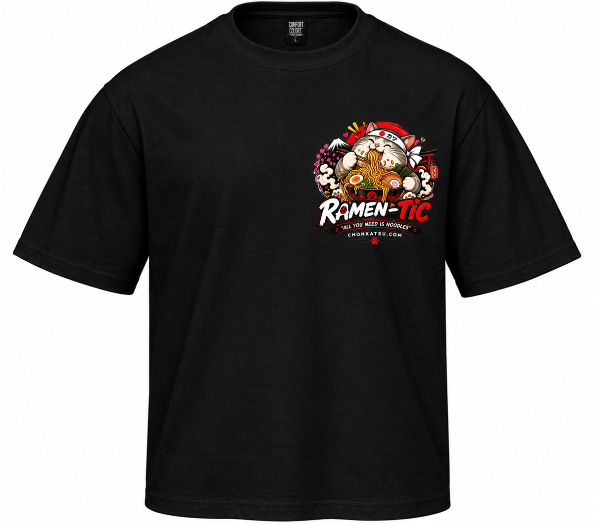 Ramen-Tic: For the Love of Noodles Oversized T-Shirt